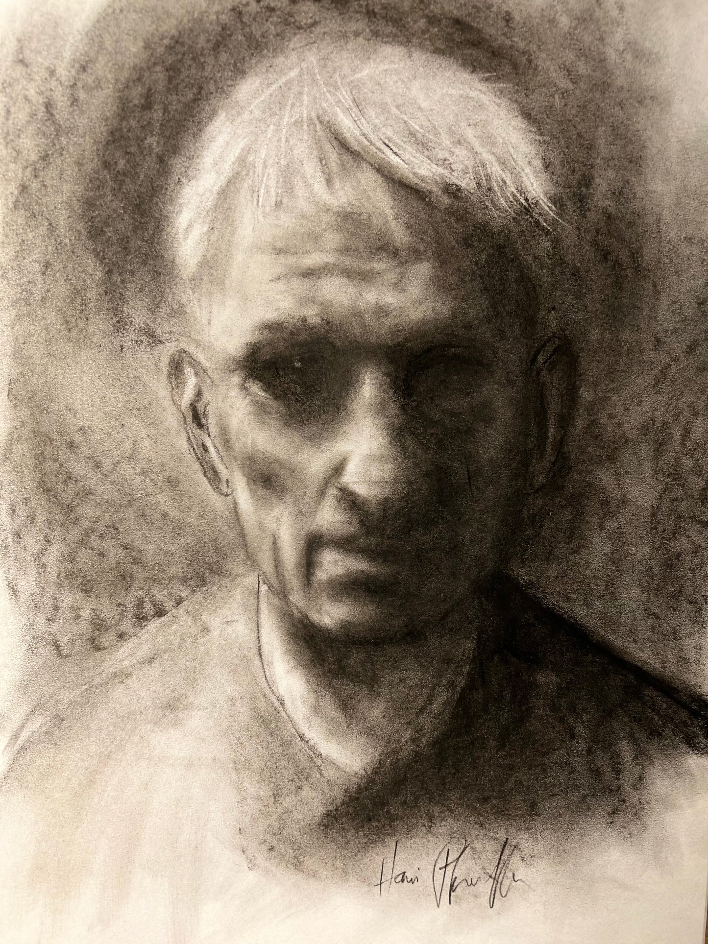 Original Kohlezeichnungen - Portraits