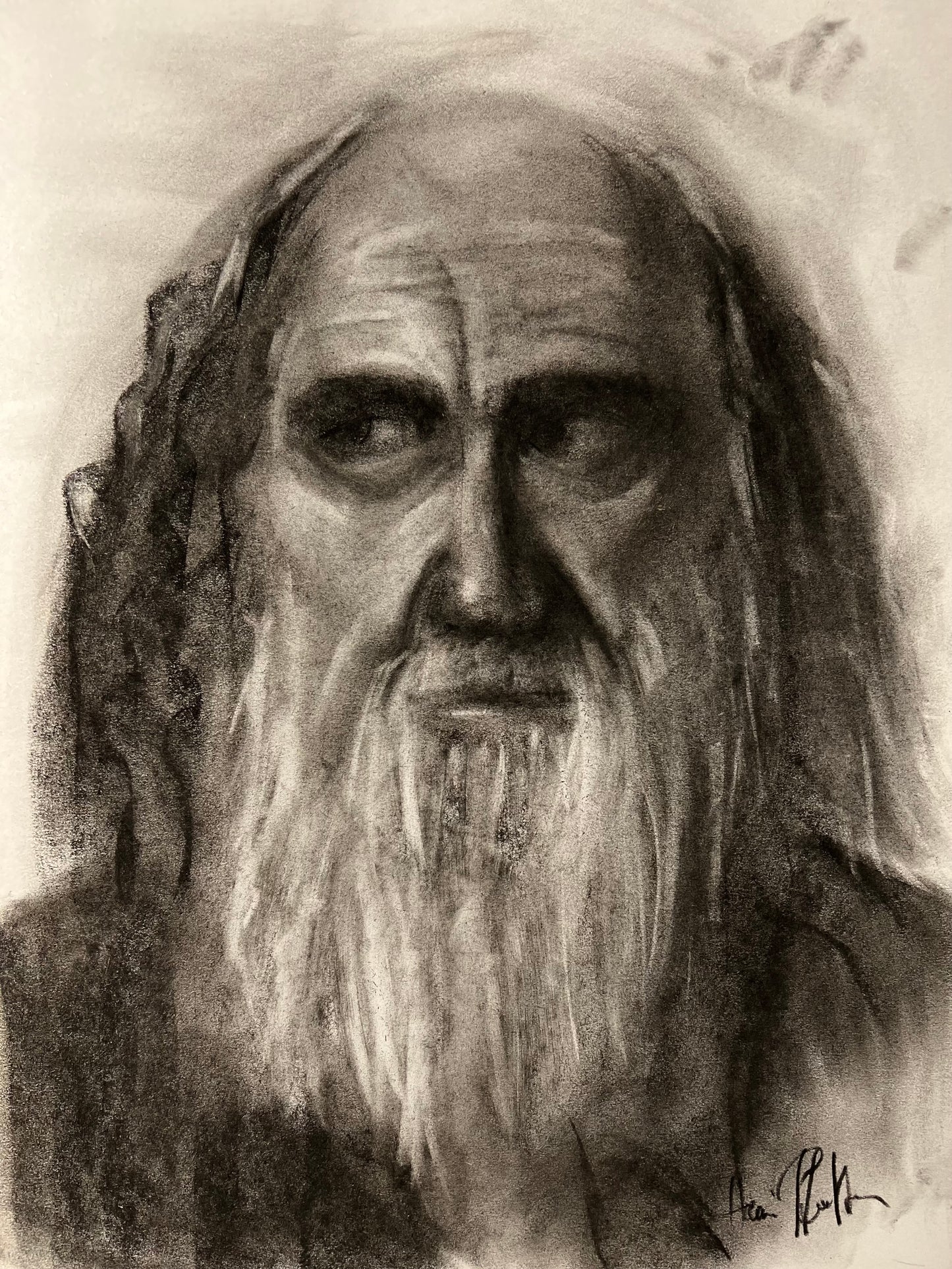 Original Kohlezeichnungen - Portraits