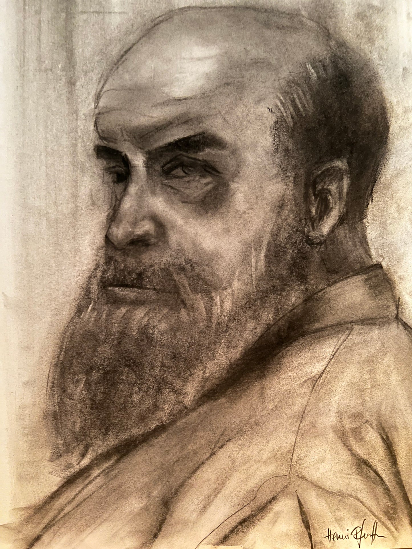 Original Kohlezeichnungen - Portraits