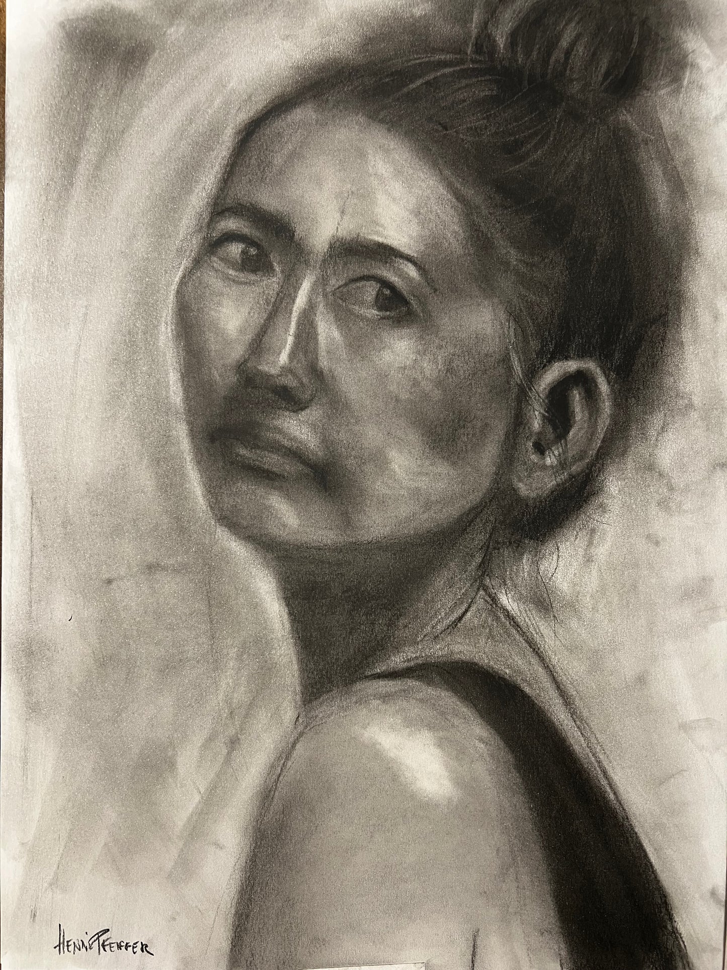 Original Kohlezeichnungen - Portraits